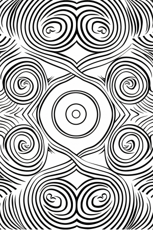 Symmetrical Zentangle
