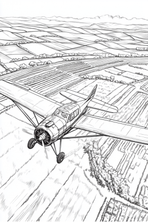 Air Transport Bundle Vol. 1 - 10 Printable Coloring Pages