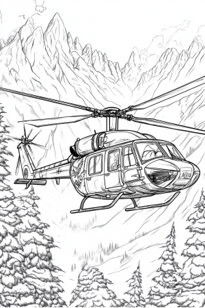Air Transport Bundle Vol. 2 - 10 Printable Coloring Pages