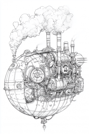 Steampunk Airship