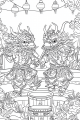 Ancient Asia Bundle Vol. 1 - 10 Printable Coloring Pages