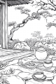 Ancient Asia Bundle Vol. 2 - 10 Printable Coloring Pages