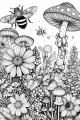 Bees Bundle Vol. 1 - 10 Printable Coloring Pages
