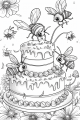 Bees Bundle Vol. 1 - 10 Printable Coloring Pages