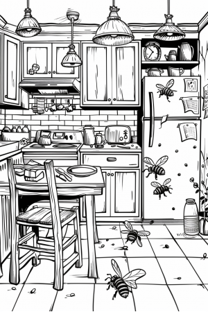 Cartoon Kitchen