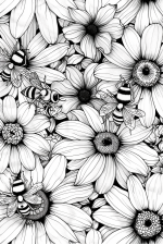 Bees Bundle Vol. 1 - 10 Printable Coloring Pages
