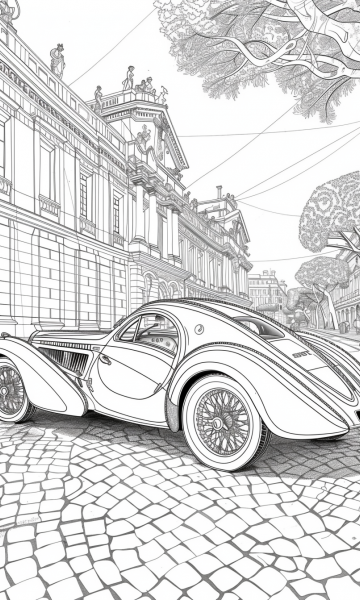 Cars Bundle Vol. 1 - 10 Printable Coloring Pages