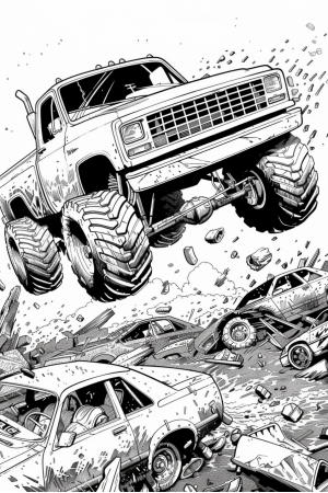 Cars Bundle Vol. 2 - 10 Printable Coloring Pages
