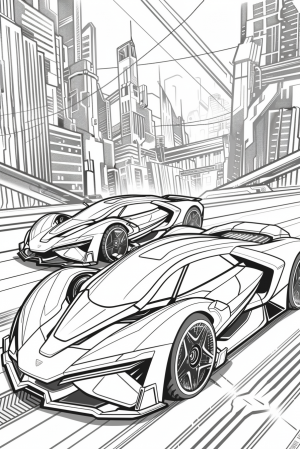 Cars Bundle Vol. 2 - 10 Printable Coloring Pages