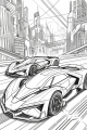 Cars Bundle Vol. 2 - 10 Printable Coloring Pages