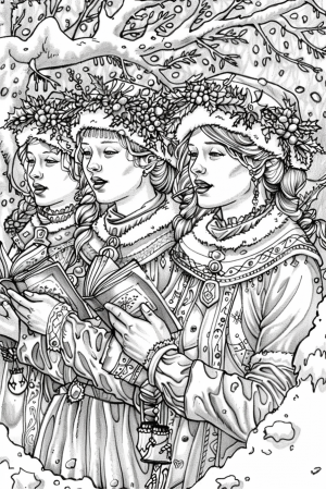 Carolers Singing