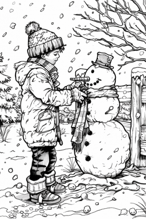 Child Snowman