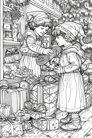 Elves Wrapping