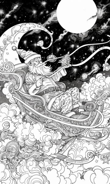 Christmas Bundle Vol. 2 - 10 Printable Coloring Pages