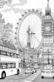 Cities Bundle Vol. 1 - 10 Printable Coloring Pages