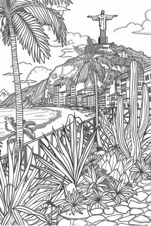 Cities Bundle Vol. 2 - 10 Printable Coloring Pages