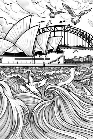 Cities Bundle Vol. 2 - 10 Printable Coloring Pages