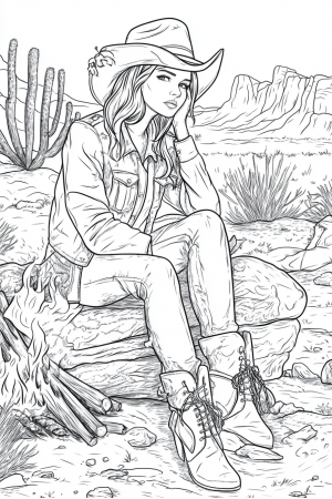 Cowgirl Campfire
