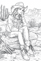 Cowboys Bundle Vol. 1 - 10 Printable Coloring Pages