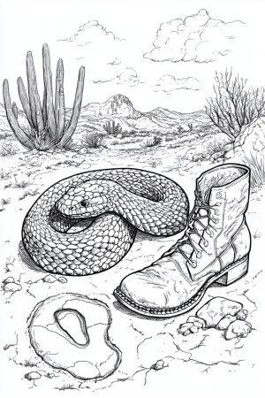 Rattlesnake Curled