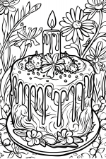 Kulich Decorated