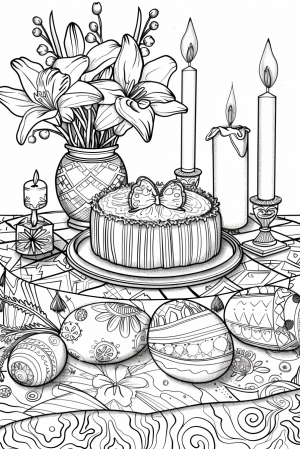 Easter Bundle Vol. 2 - 10 Printable Coloring Pages