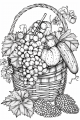 Fruits And Veggies Bundle Vol. 1 - 10 Printable Coloring Pages