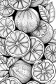 Fruits And Veggies Bundle Vol. 1 - 10 Printable Coloring Pages