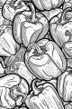 Fruits And Veggies Bundle Vol. 1 - 10 Printable Coloring Pages