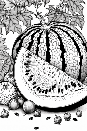 Sliced Watermelon