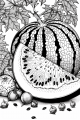 Fruits And Veggies Bundle Vol. 2 - 10 Printable Coloring Pages