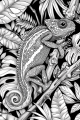 Jungle Animals Bundle Vol. 1 - 10 Printable Coloring Pages