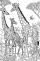 Jungle Animals Bundle Vol. 1 - 10 Printable Coloring Pages