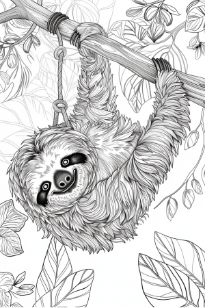 Jungle Animals Bundle Vol. 2 - 10 Printable Coloring Pages