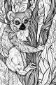Jungle Animals Bundle Vol. 1 - 10 Printable Coloring Pages