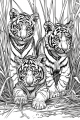Jungle Animals Bundle Vol. 2 - 10 Printable Coloring Pages