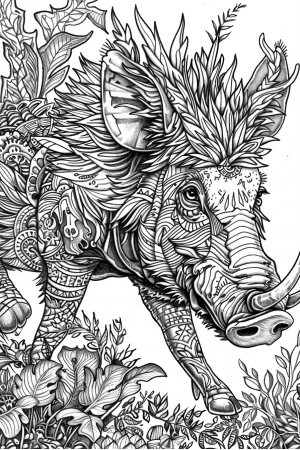 Jungle Animals Bundle Vol. 2 - 10 Printable Coloring Pages
