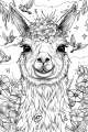 Llamas Bundle Vol. 1 - 10 Printable Coloring Pages