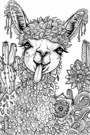 Llama Curly