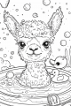 Llamas Bundle Vol. 2 - 10 Printable Coloring Pages