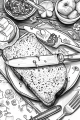Patisserie Bundle Vol. 1 - 10 Printable Coloring Pages
