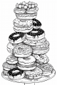 Patisserie Bundle Vol. 1 - 10 Printable Coloring Pages