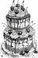 Patisserie Bundle Vol. 1 - 10 Printable Coloring Pages