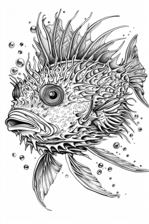 Pufferfish Puffed