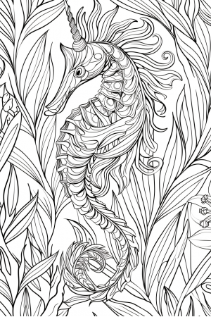 Seahorse Seaweed 2