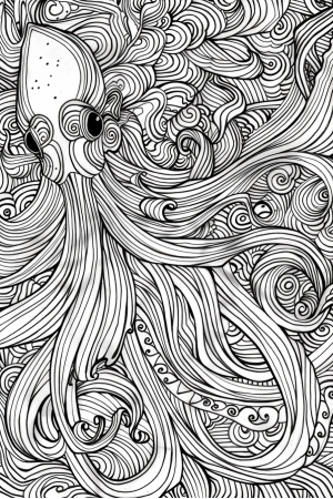 Squid Swirling