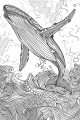 Sea Animals Bundle Vol. 2 - 10 Printable Coloring Pages