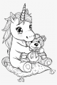 Unicorns Bundle Vol. 2 - 10 Printable Coloring Pages