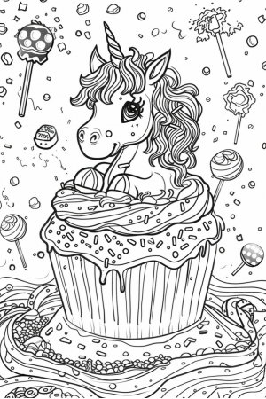 Unicorn Cupcake