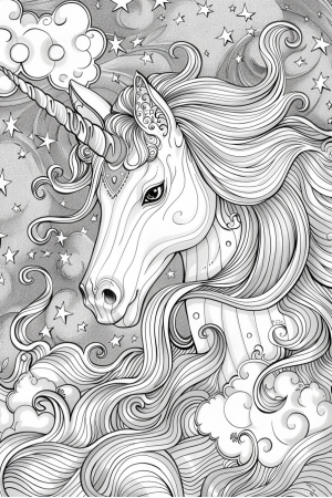 Unicorn Flowing 2